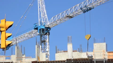 Tower Crane Stock Footage 41008667