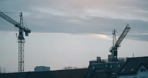 Tower crane Video stock 87576995
