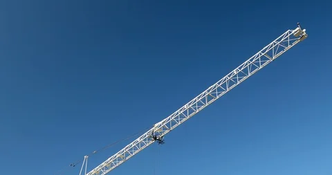 Tower Crane Stock Footage 129484895
