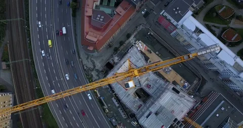 Tower crane Stock Footage 137196767