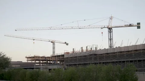 Tower Crane Stock Footage 200666665
