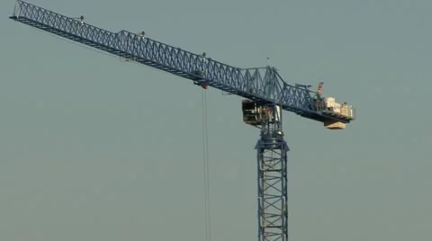 TOWER CRANE - HD Stock Footage 12421635