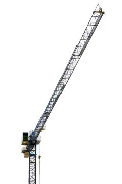 Tower crane isolate Stock Photos