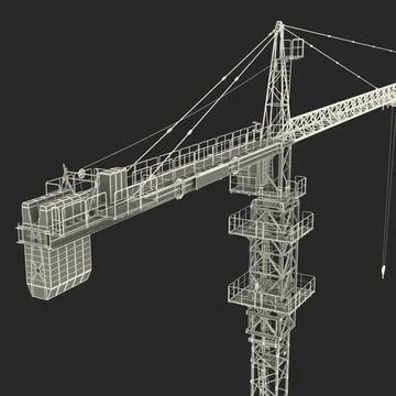 Tower Crane Liebherr 3D Model ~ 3D Model #90871020 | Pond5