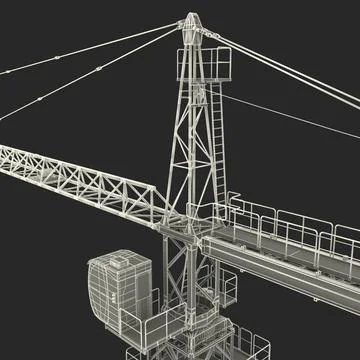 Tower Crane Liebherr 3D Model ~ 3D Model #90871020 | Pond5