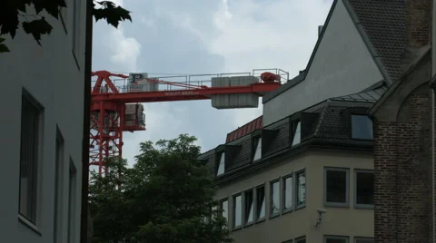 Tower crane in Munich Video stock 54190058