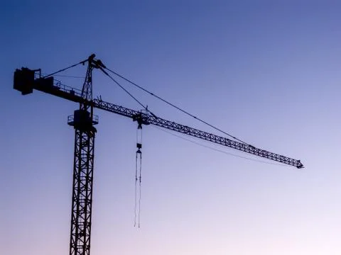 Tower crane Foto stock