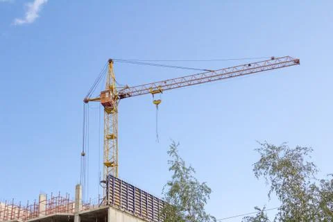 Tower crane 스톡 사진