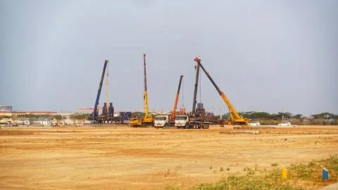 Tower crane Fotos de archivo