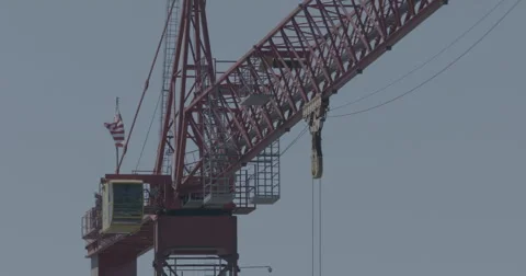 Tower Crane Tight Video stock 53343042