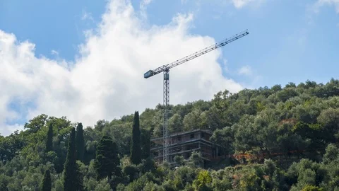 Tower crane time lapse Vidéo 94632387
