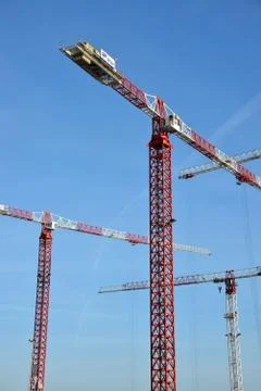 Tower cranes 写真素材