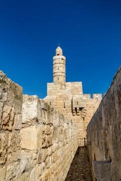The Tower of David, Jerusalem Citadel Stock Photos