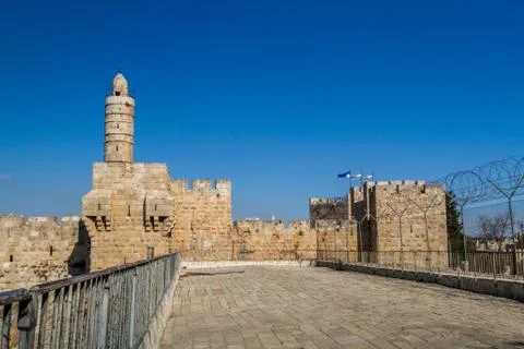 The Tower of David, Jerusalem Citadel Stock Photos