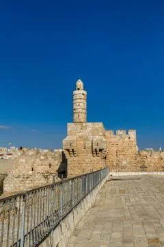The Tower of David, Jerusalem Citadel Stock Photos