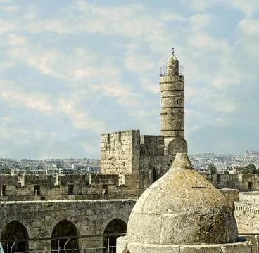 The Tower of David Stock Photos