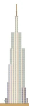 Tower dubai burj Stock Illustration