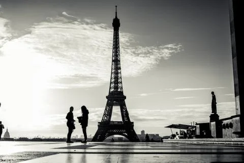 Tower Eiffel of Paris. Photos