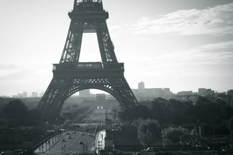 Tower Eiffel of Paris. Stock Photos
