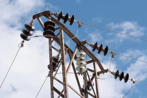 Tower of electricity Stock Photos