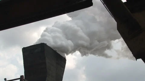 Tower to extinguish coal Stock Footage 53042643