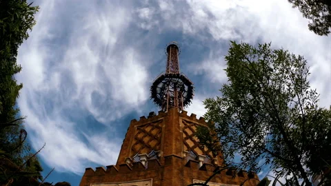 Tower Fall ,Isla Mágica is a theme park in Seville 動画素材 163382773