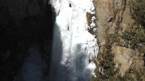 Tower Falls hd Stock Footage 1218513
