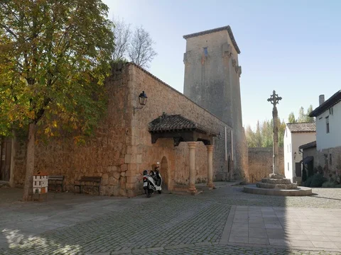 Tower of Fernan Gonzalez Stock Footage 81544656