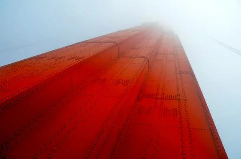 Tower in the fog Stock Photos