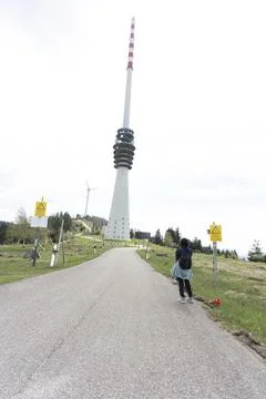 The tower at Forest Black in Germany Stock Photos