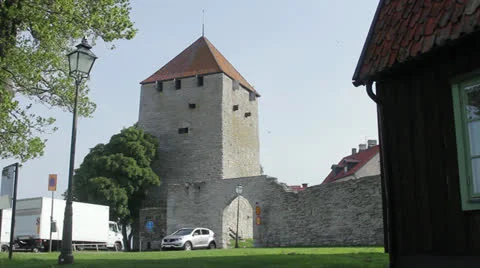 Tower gate Stock Footage 25491723