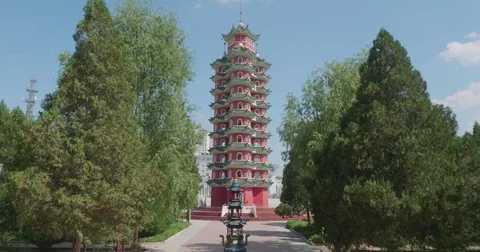 The tower of gather China Video stock 78044114