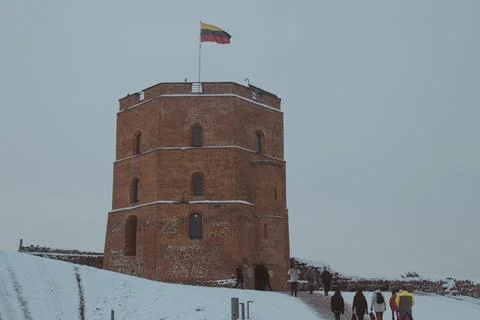Tower of Gedeminas Stock Photos