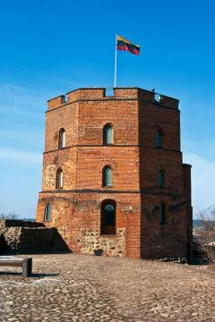 Tower of Gediminas Stock Photos