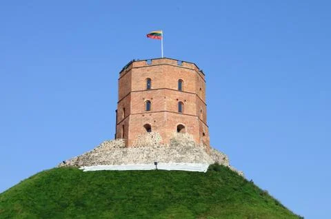 Tower of Gediminas Stock Photos