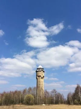 Tower on the glade Foto stock