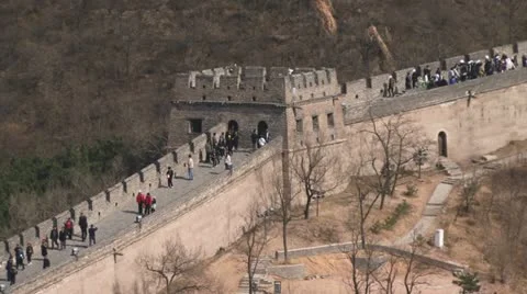 Tower of the Great Wall of China Video stock 11298256