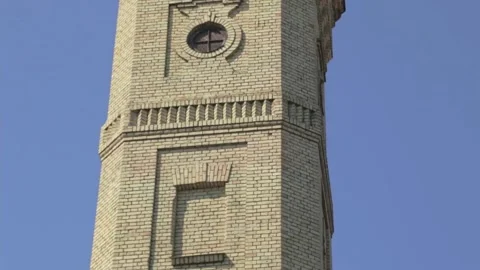 Tower of Grodno fire station Stock Footage 160976682