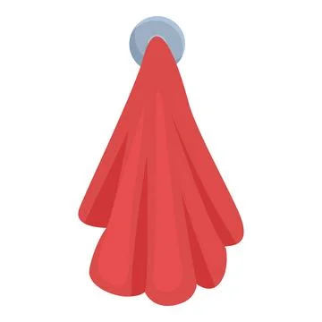 Tower hanger icon cartoon vector. Spa wall interior Stock Illustration