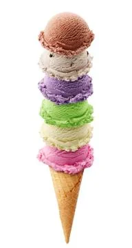 Tower ice cream Stock Photos