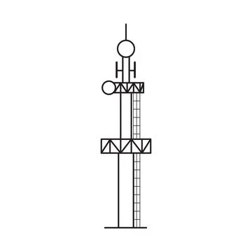 Tower icon vector illustration design Stock Illustration