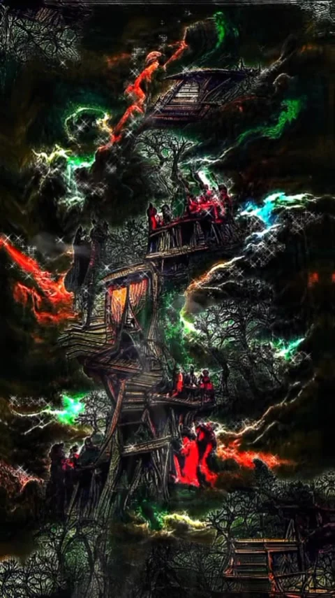 The tower of illutionists Stock Footage 171265662