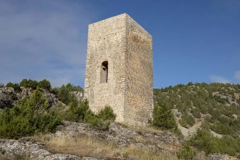 Tower of Islamic origin Tower of Islamic origin, Chaorna, Soria, autonomou... 스톡 사진