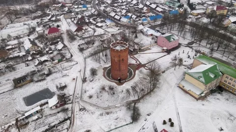 The Tower Of Kamenets, Belarus Video stock 171654754