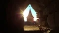 Tower of Kamianets-Podilskyi castle, old stone fortress in western Ukraine HD Footage