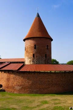 Tower of Kaunas Castle Foto stock