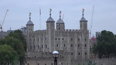 The Tower of London Stock Footage