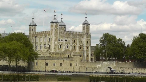 The Tower of London Stock Footage 89152413