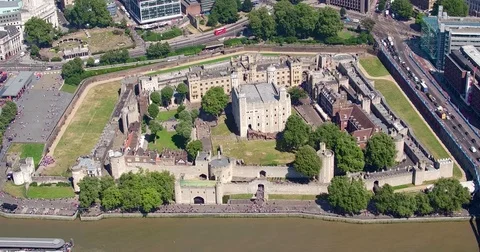 Tower of London, London Stock Footage