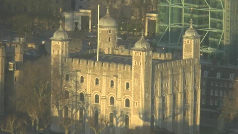 Tower Of London At Sunset Stock Footage 172310047
